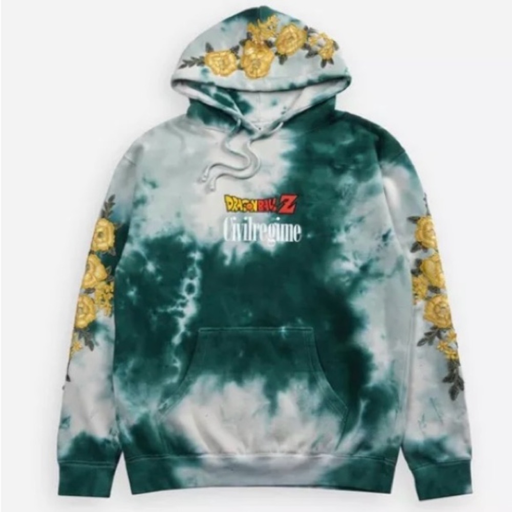 Civil Regime DragonBallZ Green Tie-Dye Hoodie